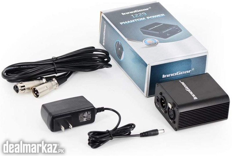 Innogear 1 Channel 48v Phantom Power Supply Adapter For Any Condenser