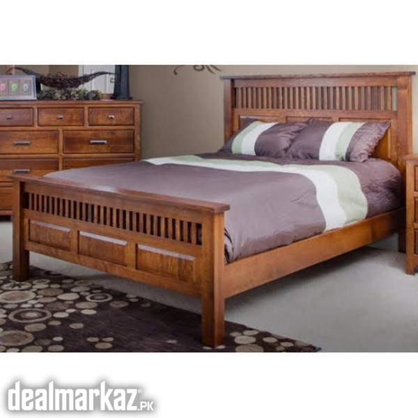 Bed (Single, Double) Sheesham Wood - 124310 - Furniture in Peshawar ...
