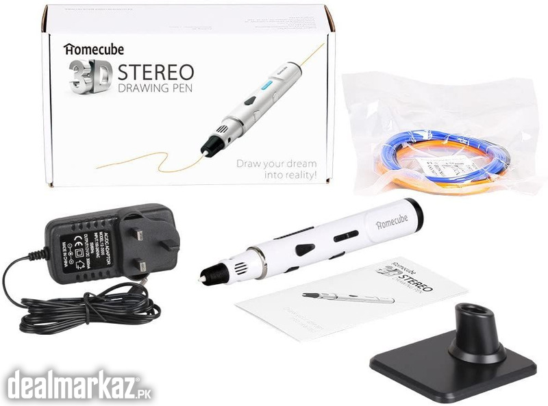 Homecube 3D Stereo Drawing Pen with 3 FREE 1.75mm Pla Filament 3D Draw