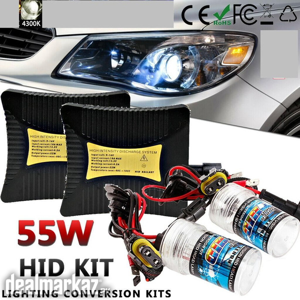 SPEVERT 55W H7 4300K XENON HID KIT Bulbs SLIM BALLAST Single Beam car 