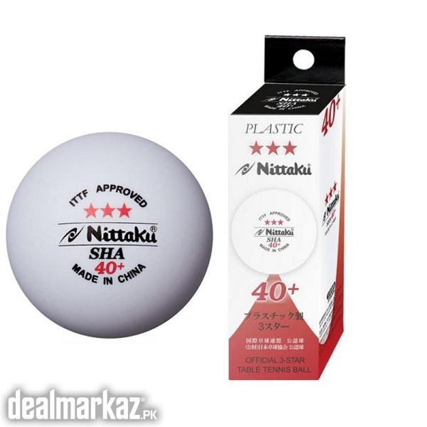 NITTAKU 3-Star Premium 40+ Table Tennis Balls Premium Ping Pong Balls ...