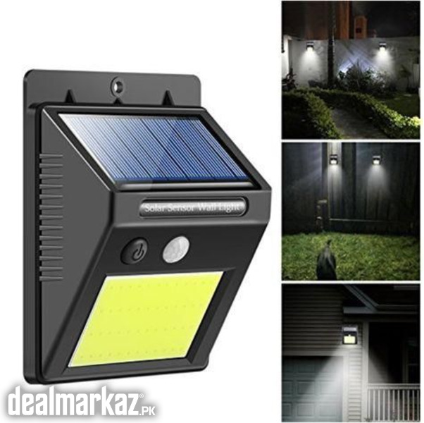 Outdoor LED Solar Powered Motion Sensor Rechargeable Porch Light ...