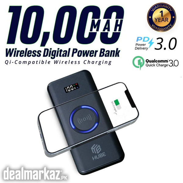 Wireless Charging 10,000 mAh Fast Charging Power Bank - 185799 - Mobile ...