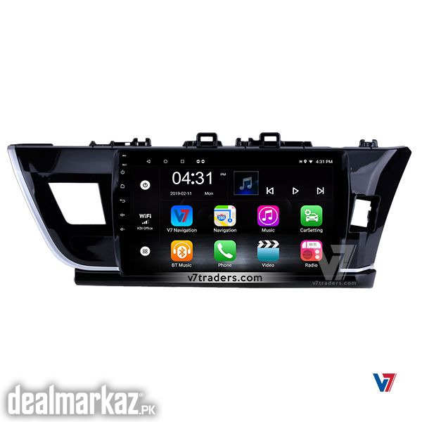 V7 Toyota Corolla Grande 2014-17 Android DVD Player LCD GPS Navigation ...