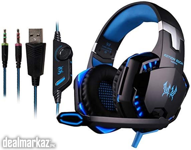 Kotion EACH G2000 Deep Bass Gaming Headset Earphone Headband Stereo UK ...